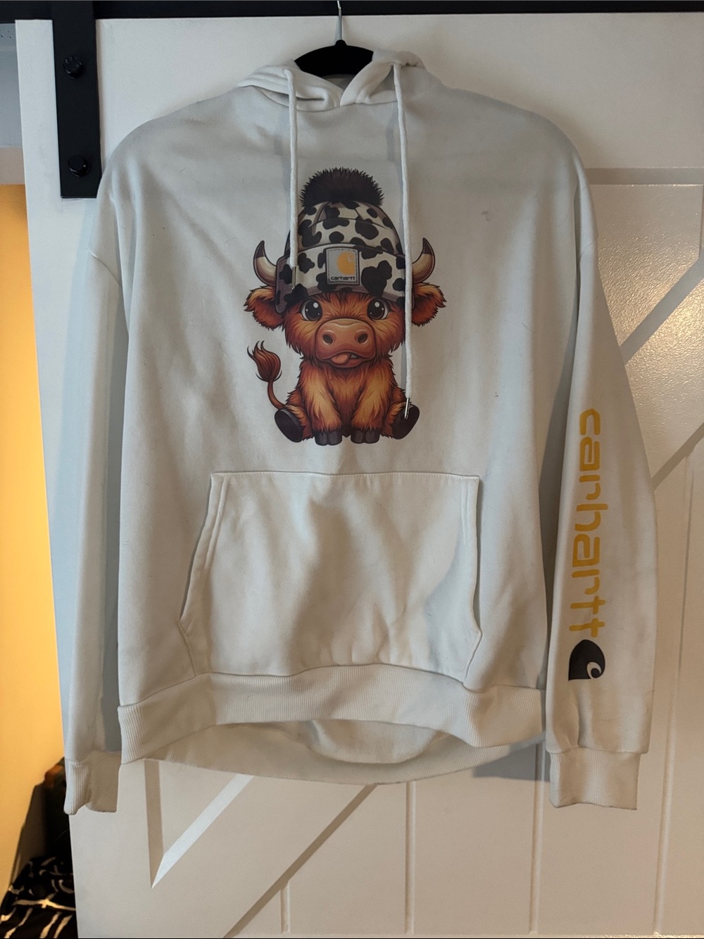 Carhartt Graphic Hoodie with Highland Cow